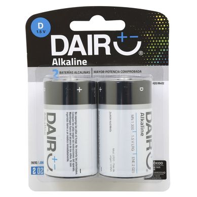 Pack de 2 Pilas Alcalinas Dairu D 1.5V