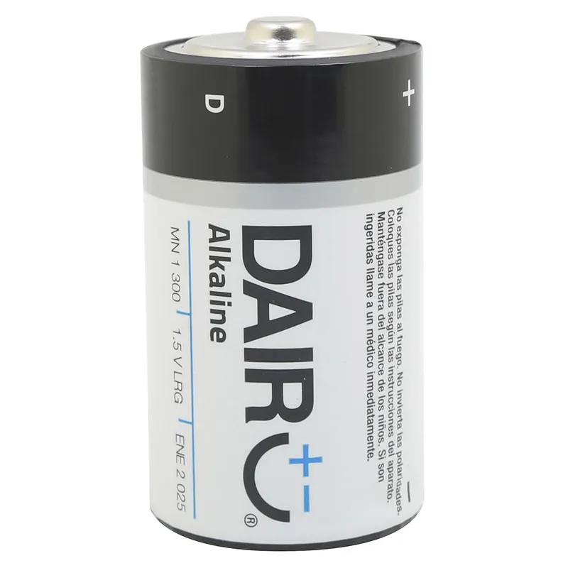 DAIRU - Pack de 2 Pilas Alcalinas Dairu D 1.5V