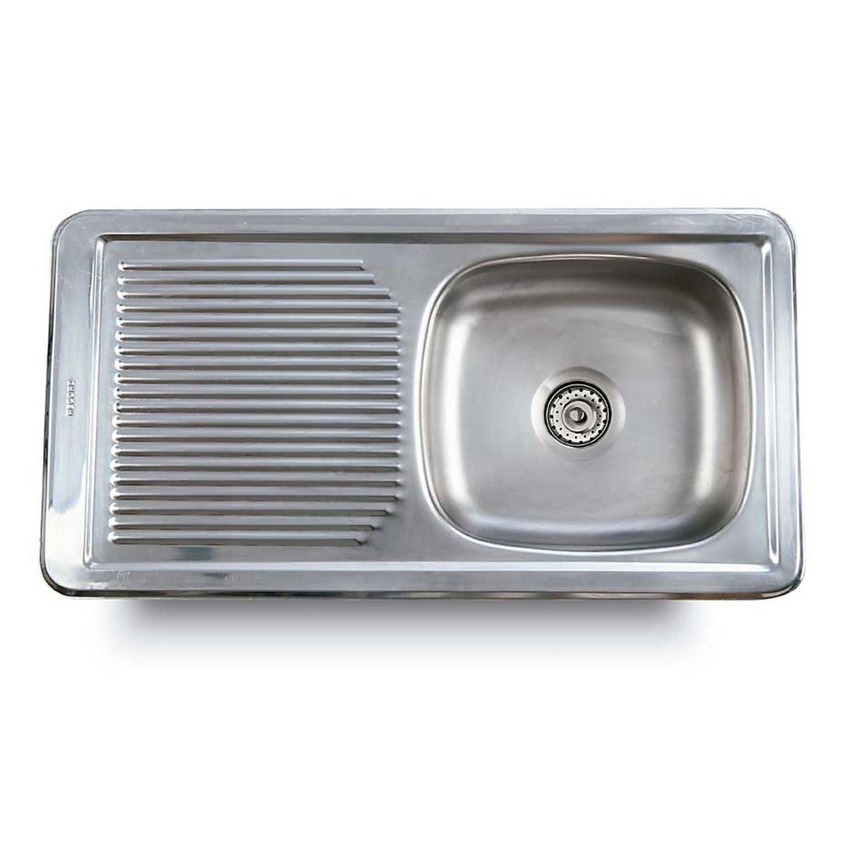 RECORD - Lavadero de Cocina Record Acero Inoxidable 1 Poza Campeón 94x49cm