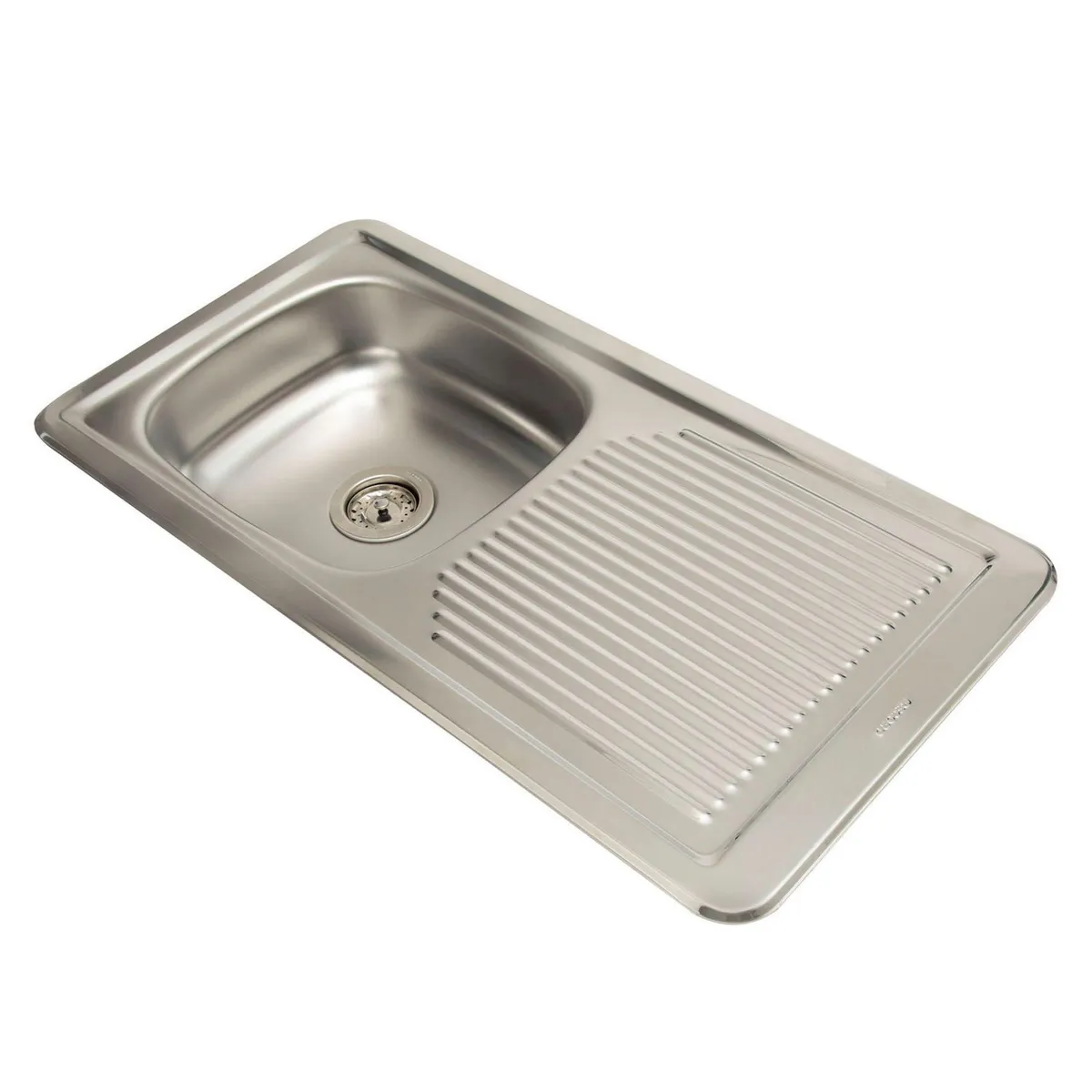 RECORD - Lavadero de Cocina Record Acero Inoxidable 1 Poza Campeón 94x49cm