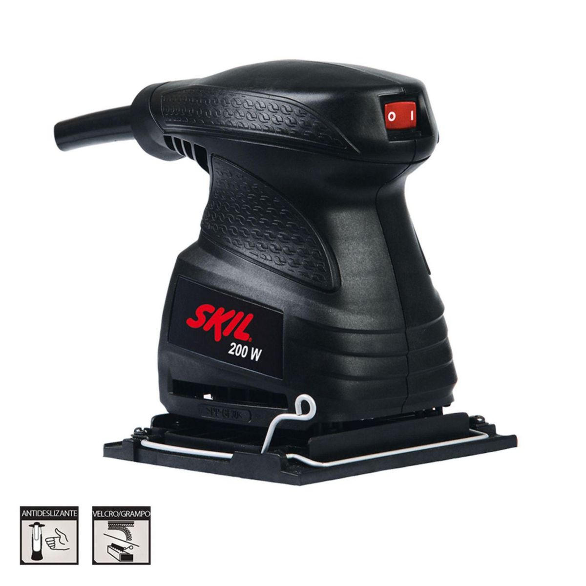 SKIL - Lijadora orbital Skil 7232 200W 220V con 30 lijas y 1 máscara