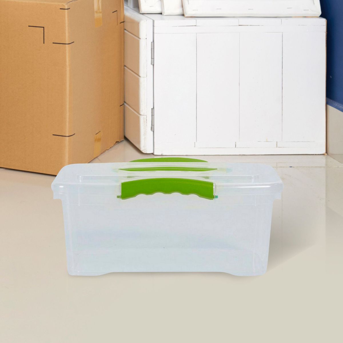 WENCO - Caja Wenbox con asas 6 L