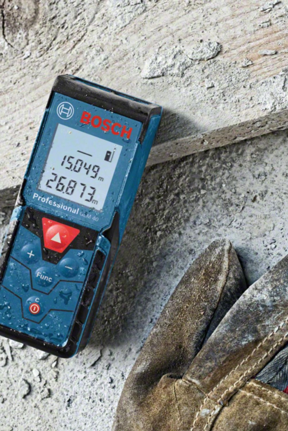 BOSCH - Medidor Láser Bosch GLM 40 alcance 40m con estuche