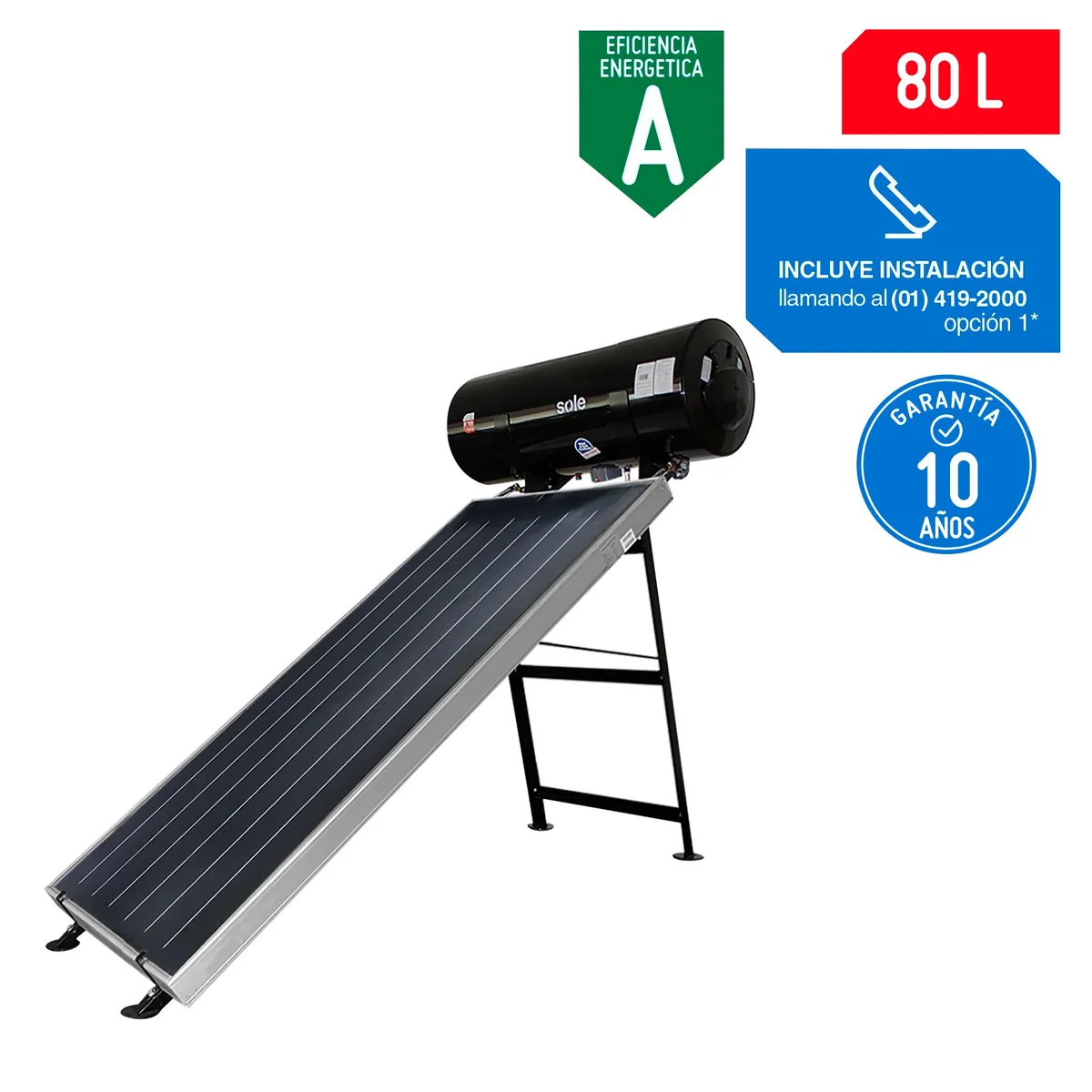 SOLE - Terma Solar 1500W 80L