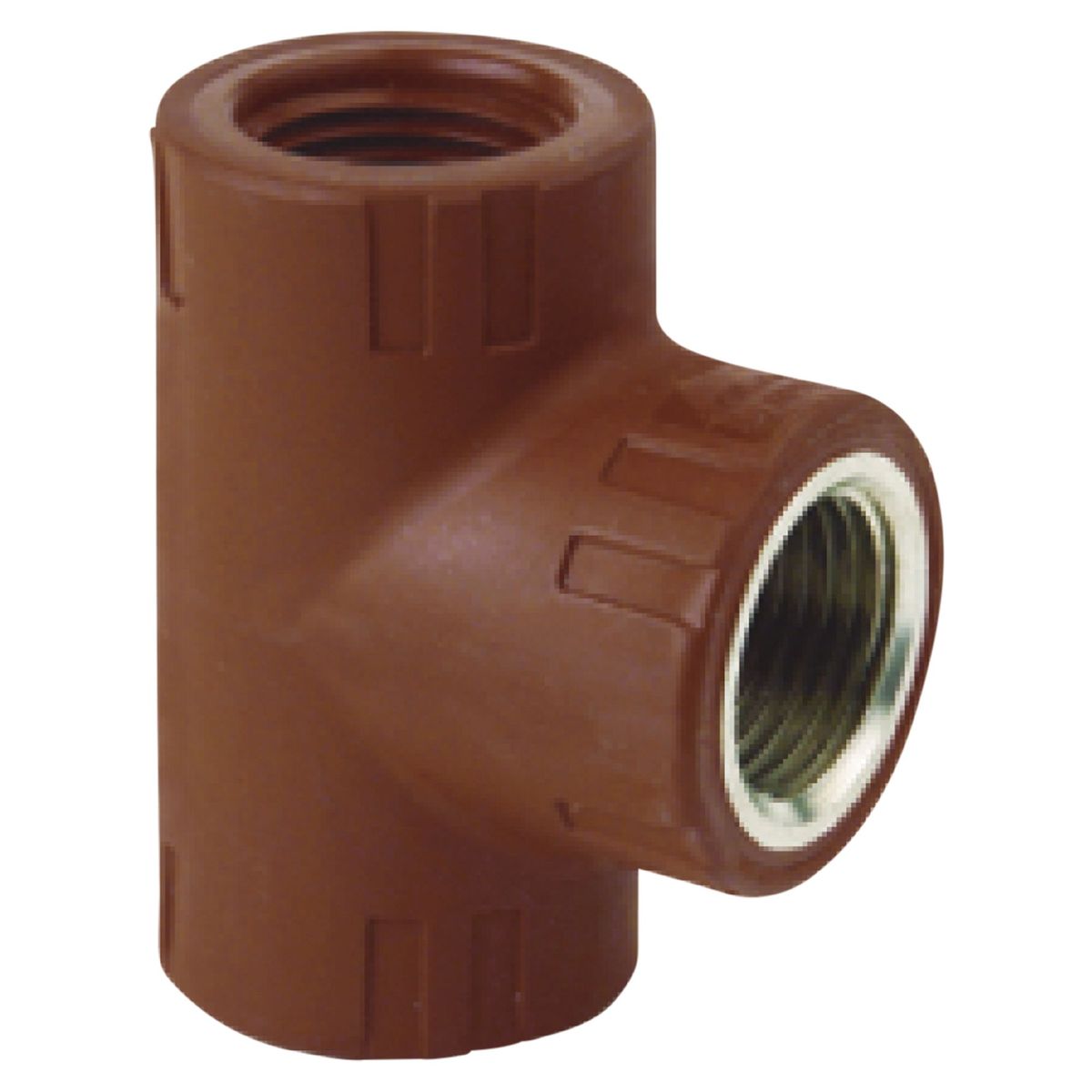 TIGRE - Tee 1/2" PVC con rosca Tigre 