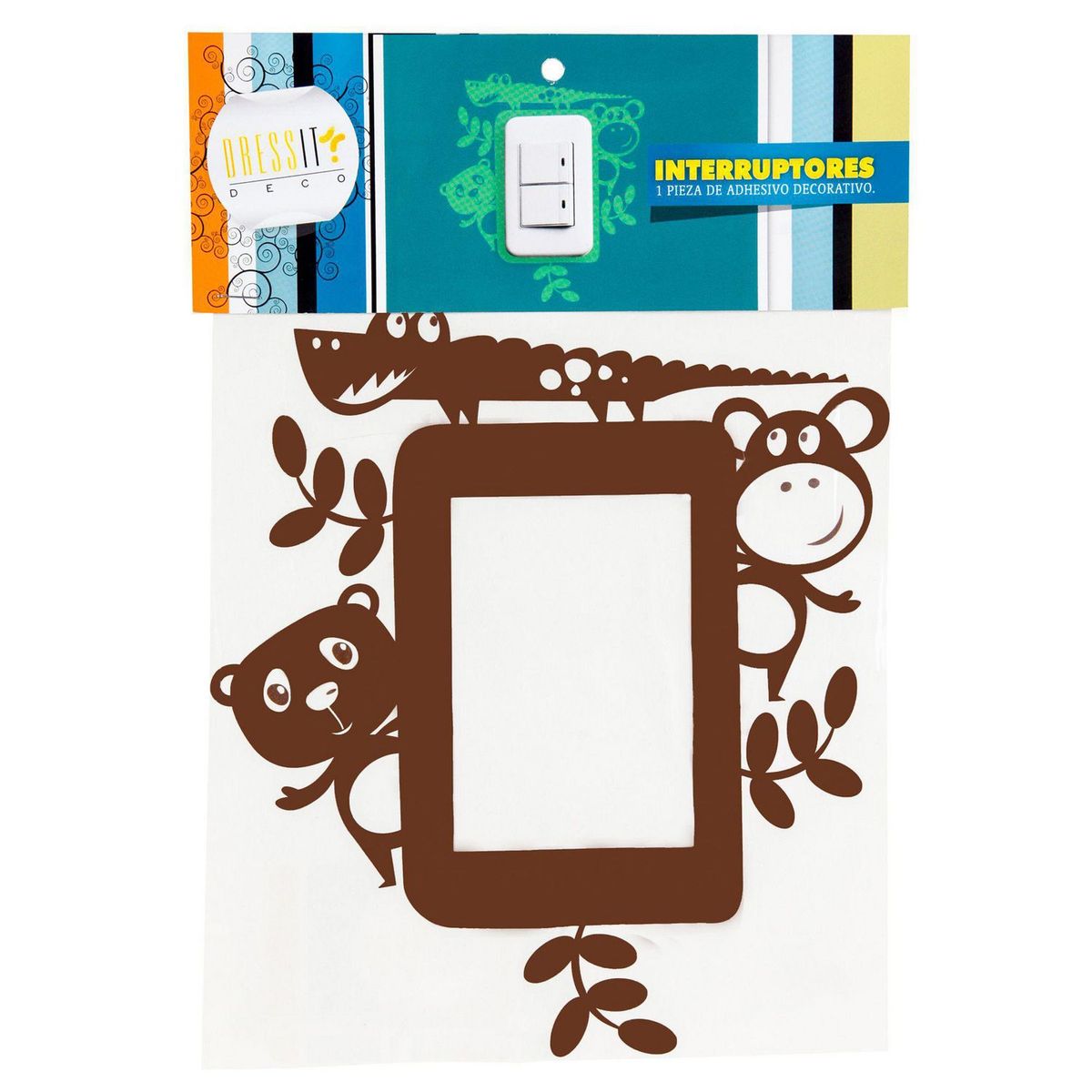 DRESSIT - Adhesivo decorativo interruptor Jungla