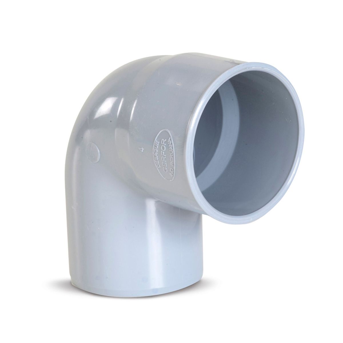 PLASTICA - Codo PVC 2" 90° Plástica Desagüe