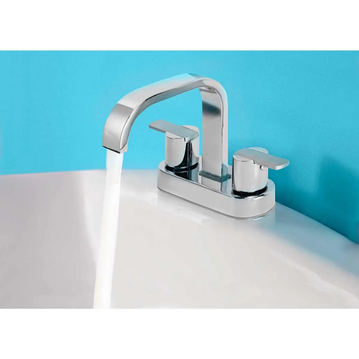 ITALGRIF - Llave de Lavatorio Mezcladora Buzios Lever 4''