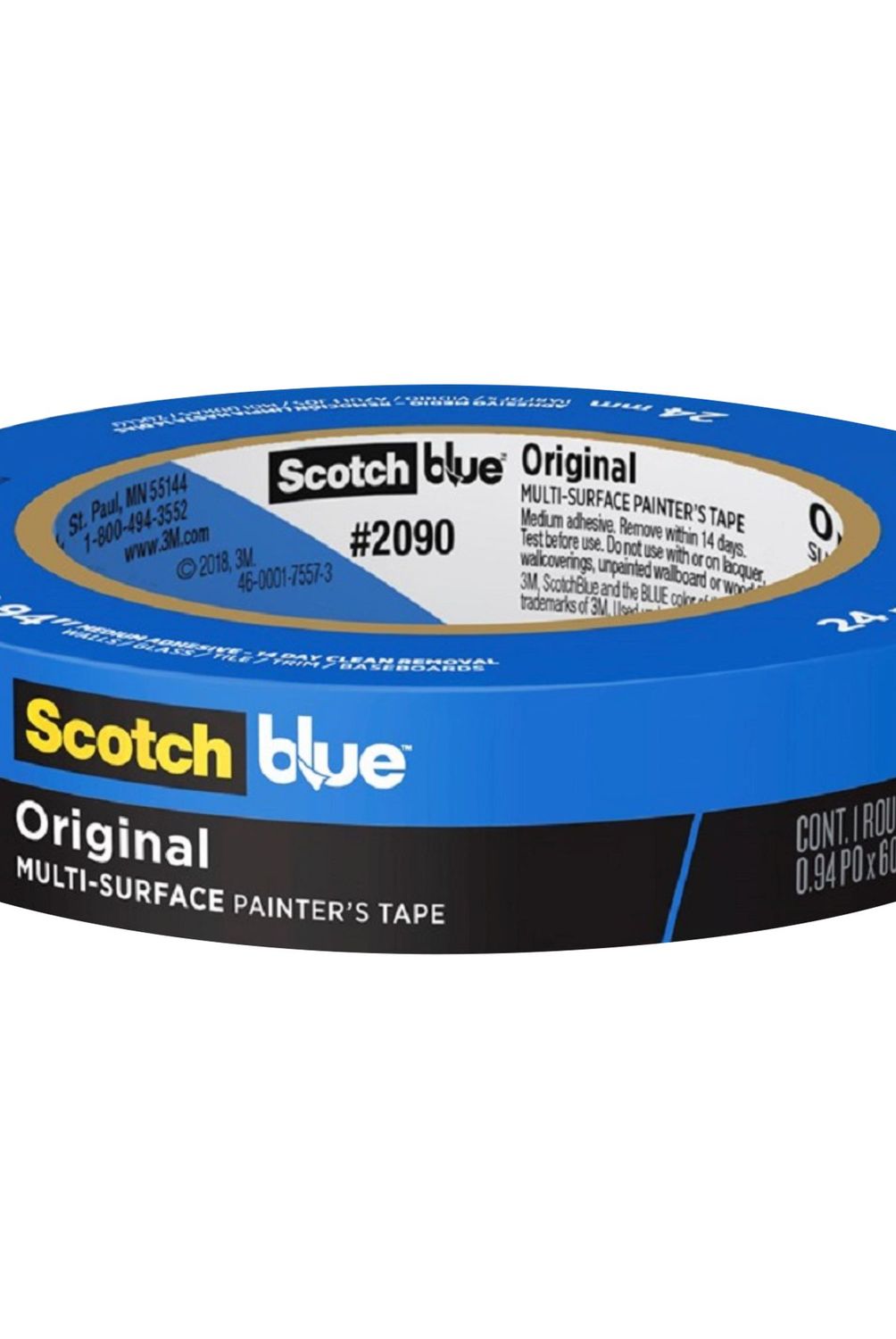 3M - Cinta Masking Tape Azul 3M, 24 mm x 54,8 m