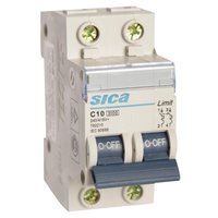 Interruptor Termomagnético 2x10A Sica