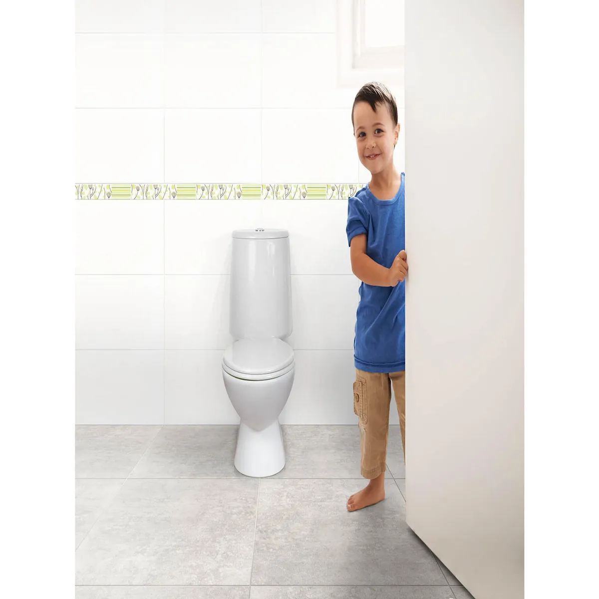 TREBOL - Taza Inodoro Trebol Baby Fresh Blanca