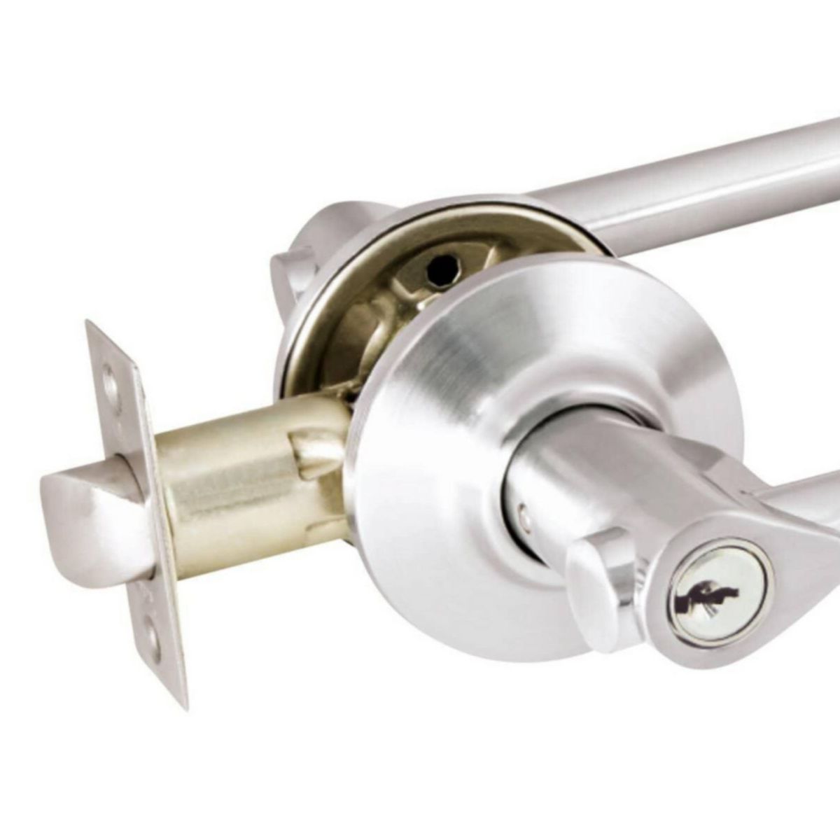 YALE - Cerradura de Manija Dormitorio Leeds Acero Inoxidable