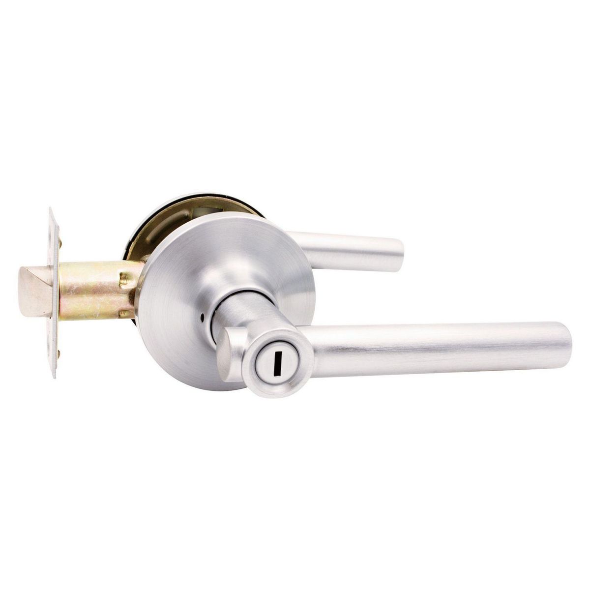 YALE - Cerradura de Manija Baño Leeds Acero Inoxidable