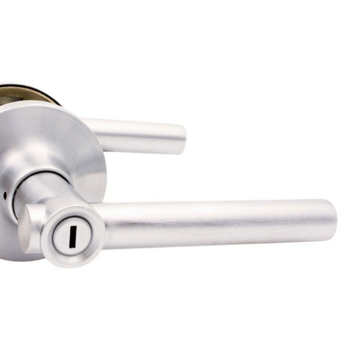 YALE - Cerradura de Manija Baño Leeds Acero Inoxidable