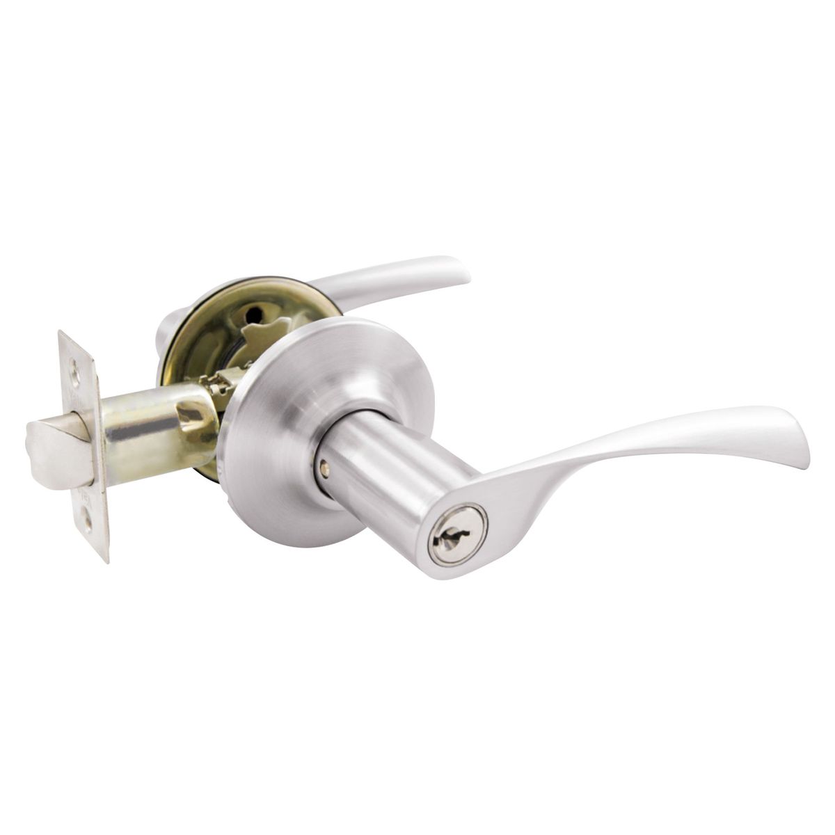 YALE - Cerradura de Manija Dormitorio London Acero Inoxidable