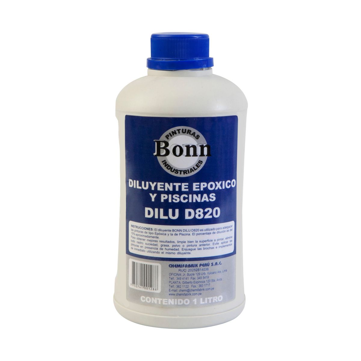 BONN - Diluyente Epóxico y Piscina 1 L
