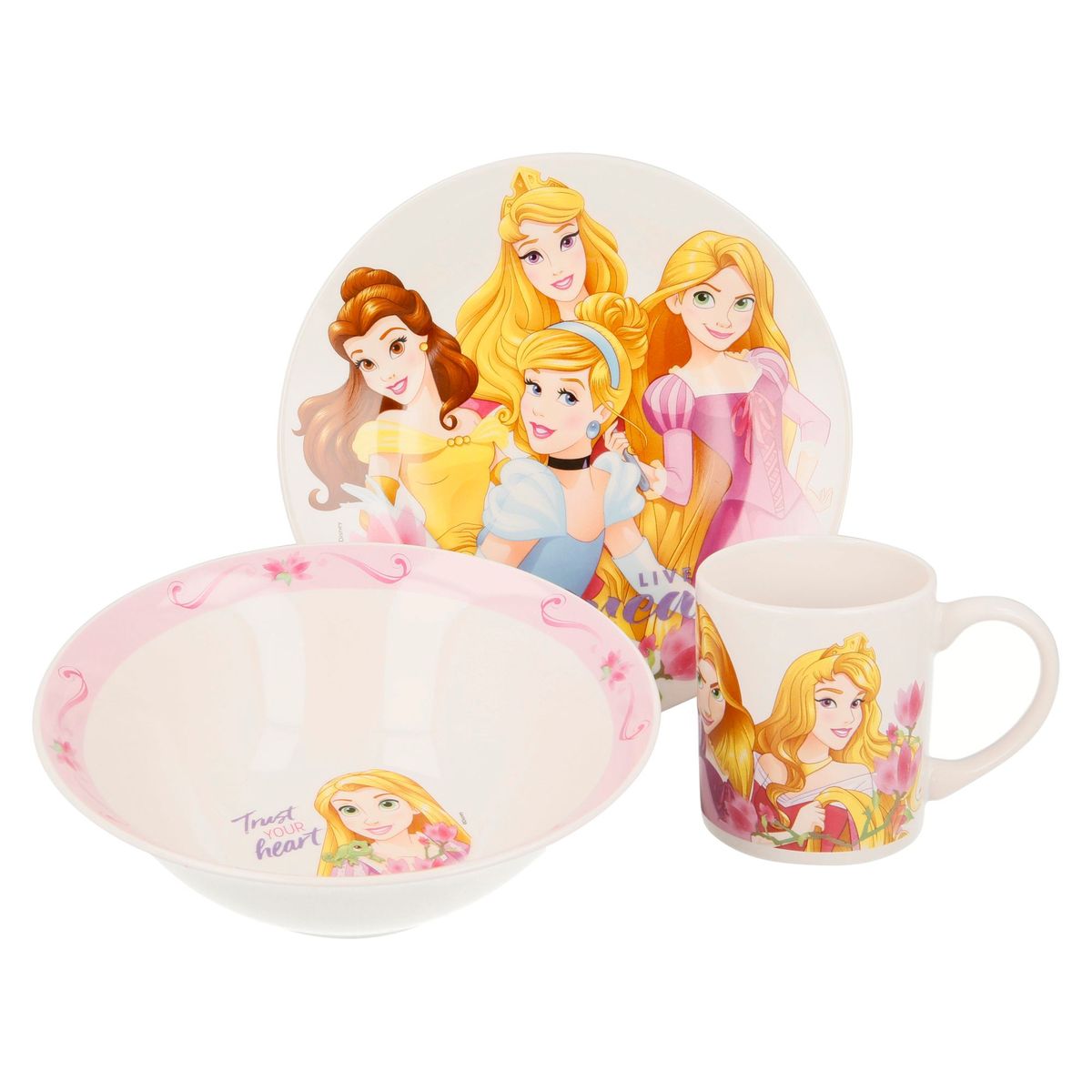 DISNEY - Set de desayuno Princesas