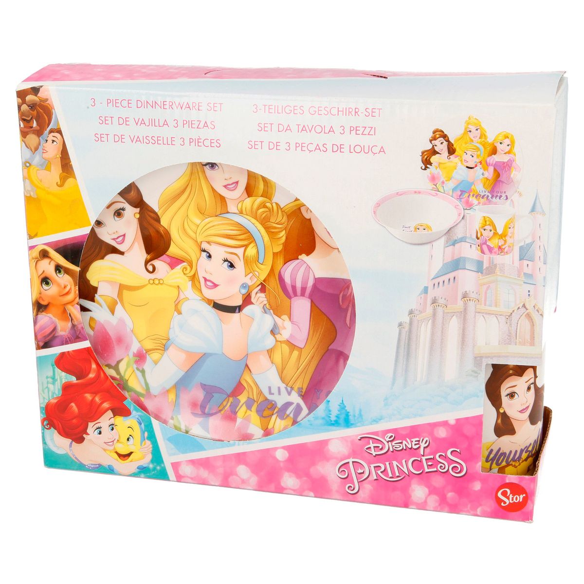 DISNEY - Set de desayuno Princesas