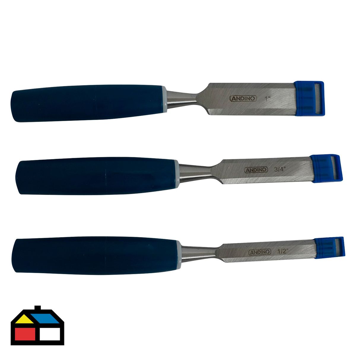 MAJOR - Juego de Formones Acero 3 Piezas Major