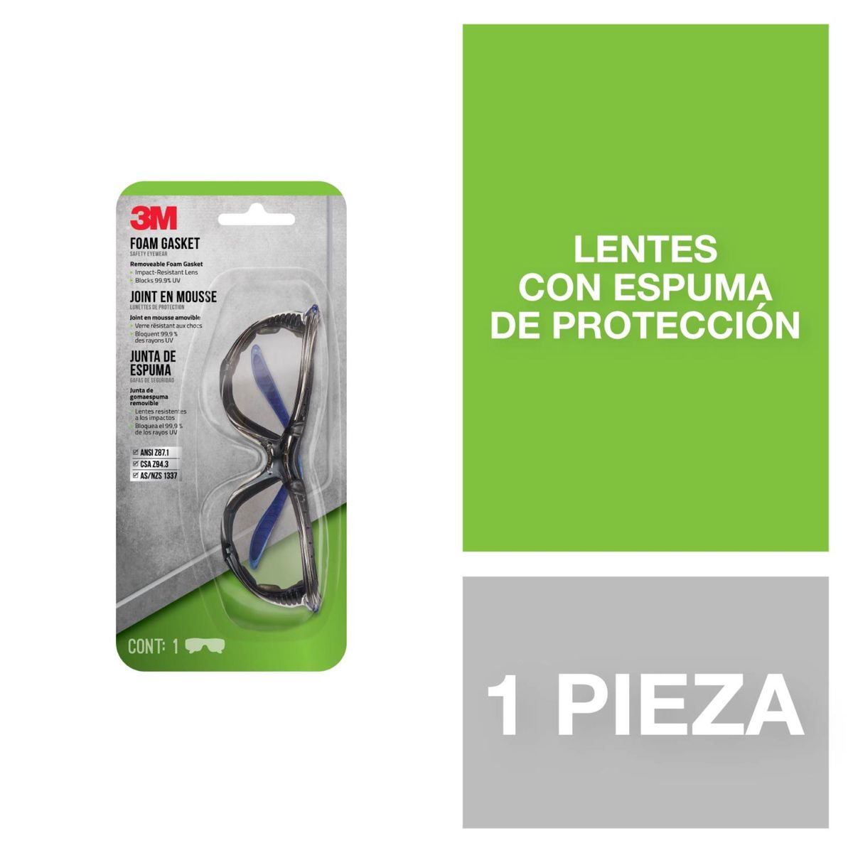 3M - Lentes de Seguridad 3M Luna Espejada