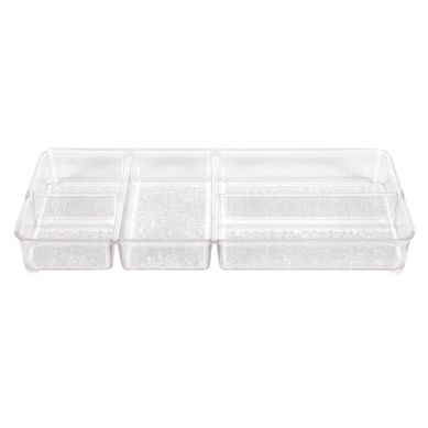 Organizador tocador plano transparente