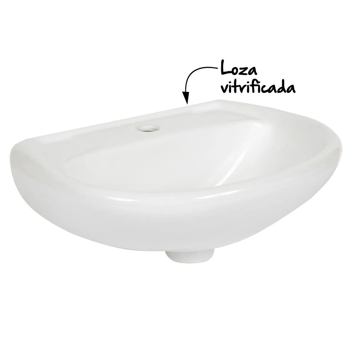 ITALGRIF - Lavamanos Sobre Pedestal Italgrif Aruba Blanco