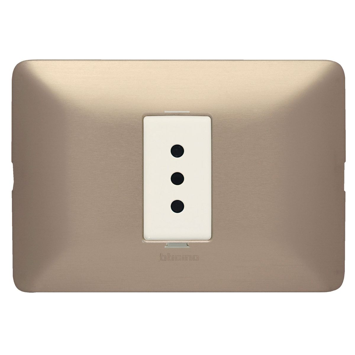 BTICINO - Módulo 3 Tomas en Línea Mátix Blanco Bticino