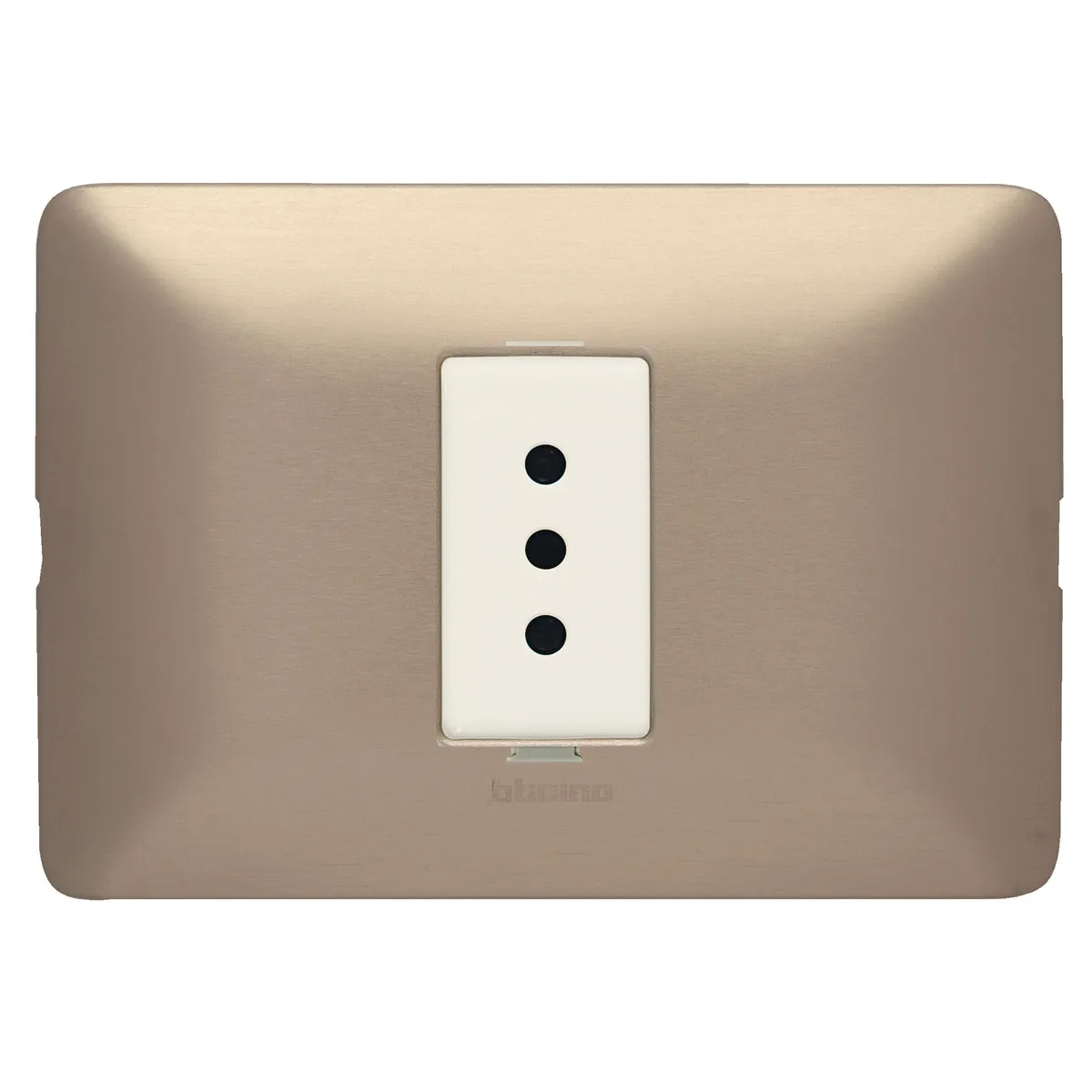 BTICINO - Módulo 3 Tomas en Línea Mátix Blanco Bticino