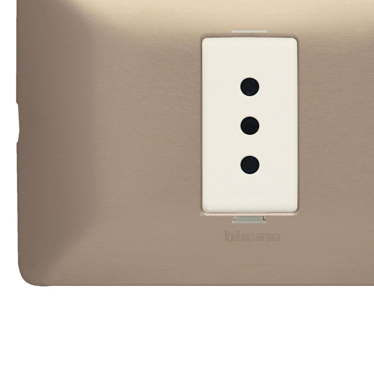 BTICINO - Módulo 3 Tomas en Línea Mátix Blanco Bticino