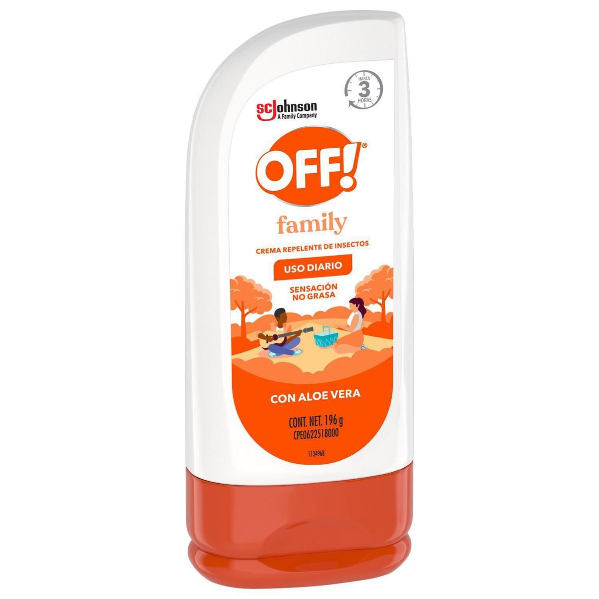 SC JOHNSON - Repelente Crema OFF Family 196gr/12PE