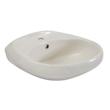 Lavamanos Sobre Pedestal Italgrif Cancun Bone