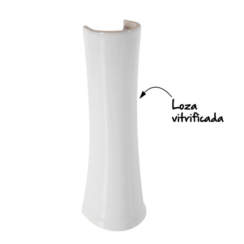 ITALGRIF - Pedestal para Lavamanos Italgrif Vallarta Blanco