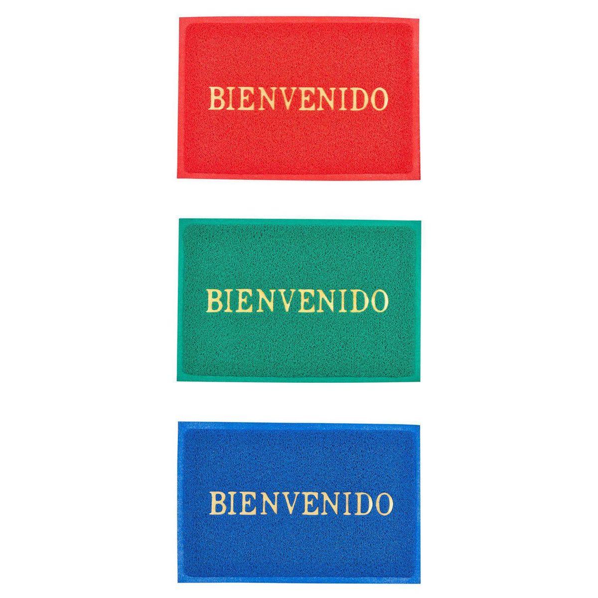 RAPALLO - Felpudo Rectangular Bienvenido 60x40cm