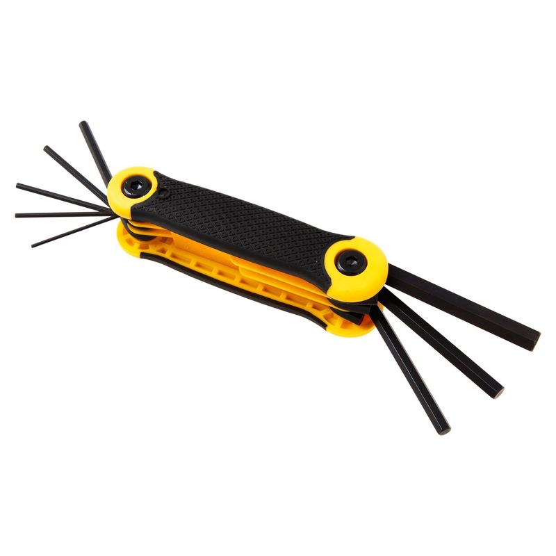 STANLEY - Juego De Llaves Hexagonales Plegables Stanley 9 Piezas