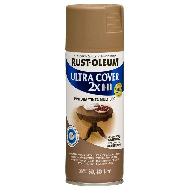 - Aerosol Multiusos Ultra Cover 2x Nuez Moscada Satinado 340 Gr