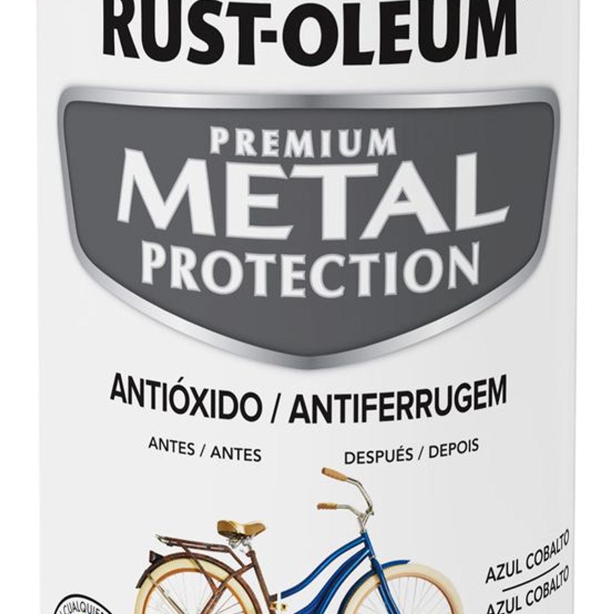 RUST OLEUM - Spray protector de superfices metalicas Azul Cobalto 312Gr