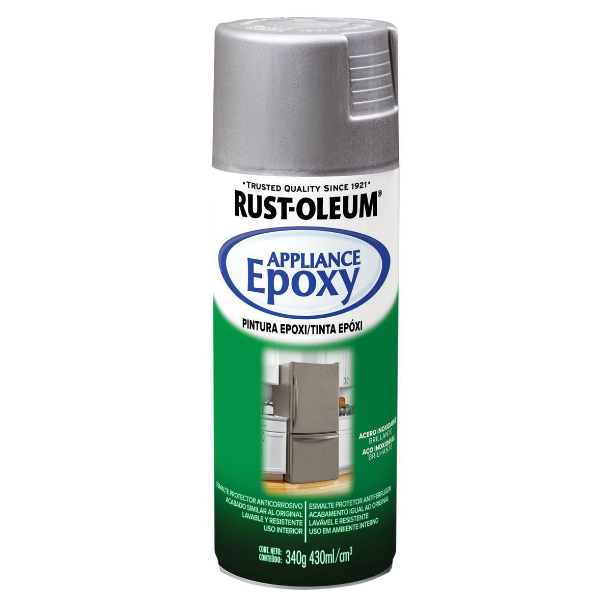 Aerosol para Electrodomésticos Acero Brillante 340 Gr., marca RUST OLEUM - Foto Principal