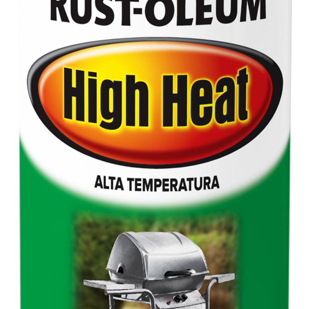 RUST OLEUM - Aerosol Alta Temperatura Plata Mate 340 Gr.