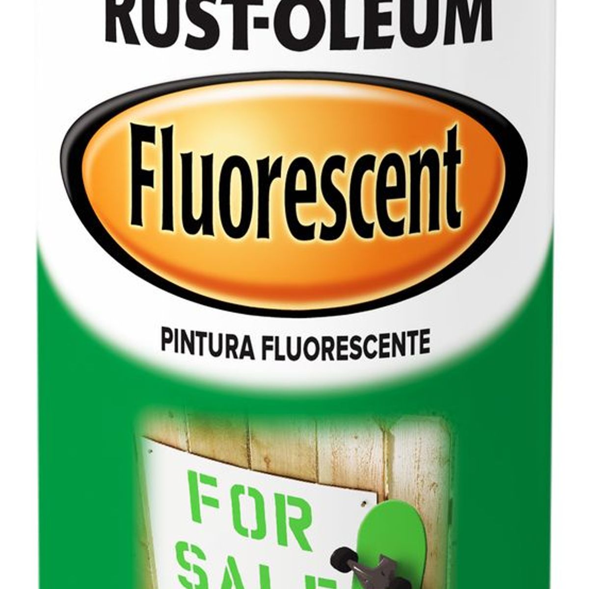 RUST OLEUM - Aerosol Fluorescente Verde Brillante 312 Gr.