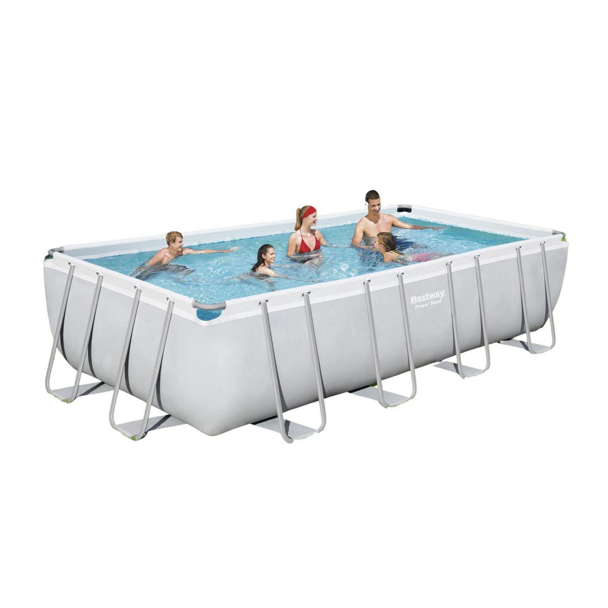 BESTWAY - Piscina Estructural Rectangular con Bomba 549x274x122cm