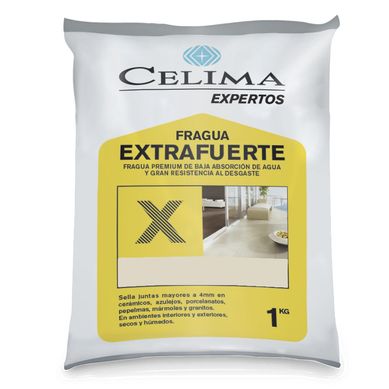Fragua para Porcelanatos Blanco Humo 1kg