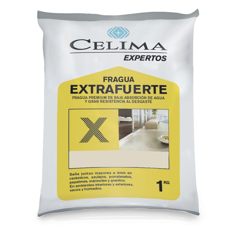 CELIMA - Fragua para Cerámicas o Porcelanatos Celima Blanco humo 1kg