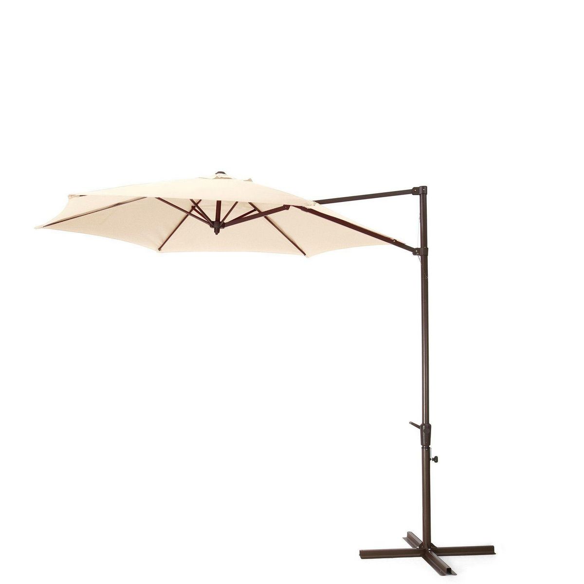 JUST HOME COLLECTION - Sombrilla Lateral para Terraza Natural 2.7m - No incluye base