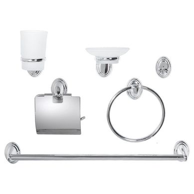 Set de accesorios para bao 6 piezas Turin