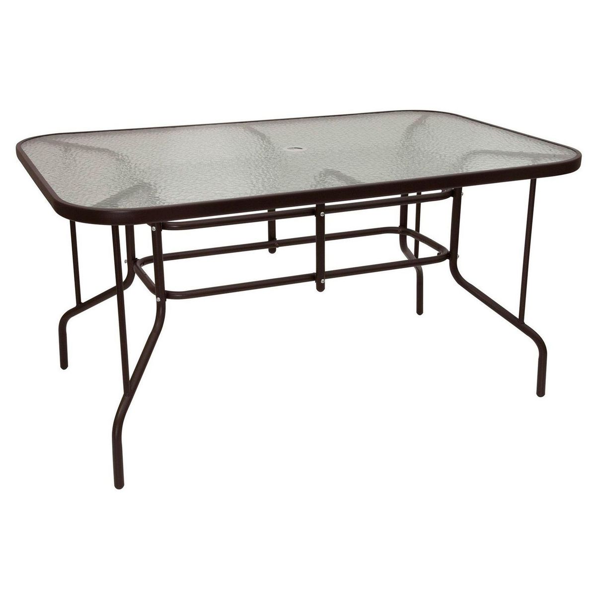 JUST HOME COLLECTION - Mesa rectangular vidrio 142x90 cm