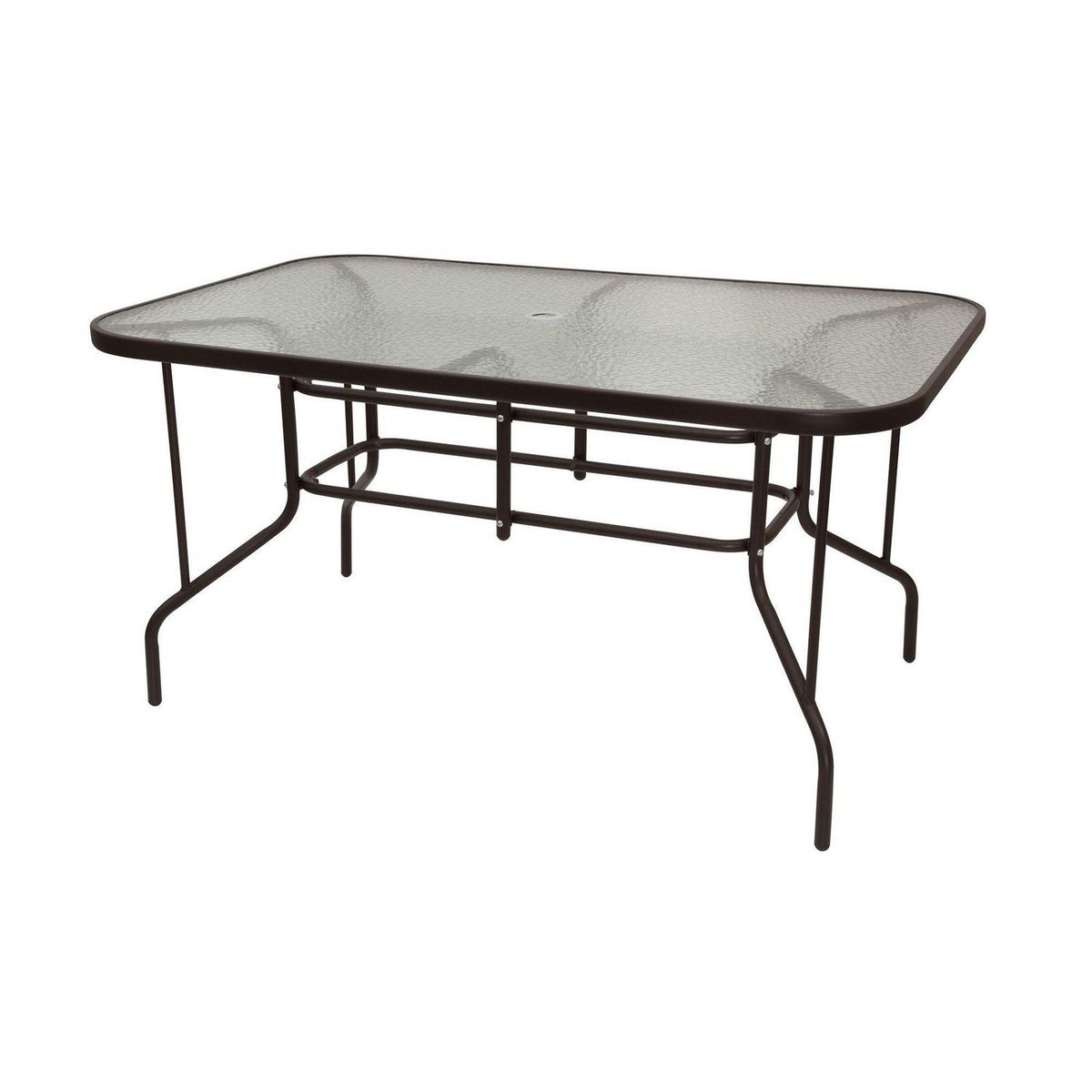 JUST HOME COLLECTION - Mesa rectangular vidrio 142x90 cm