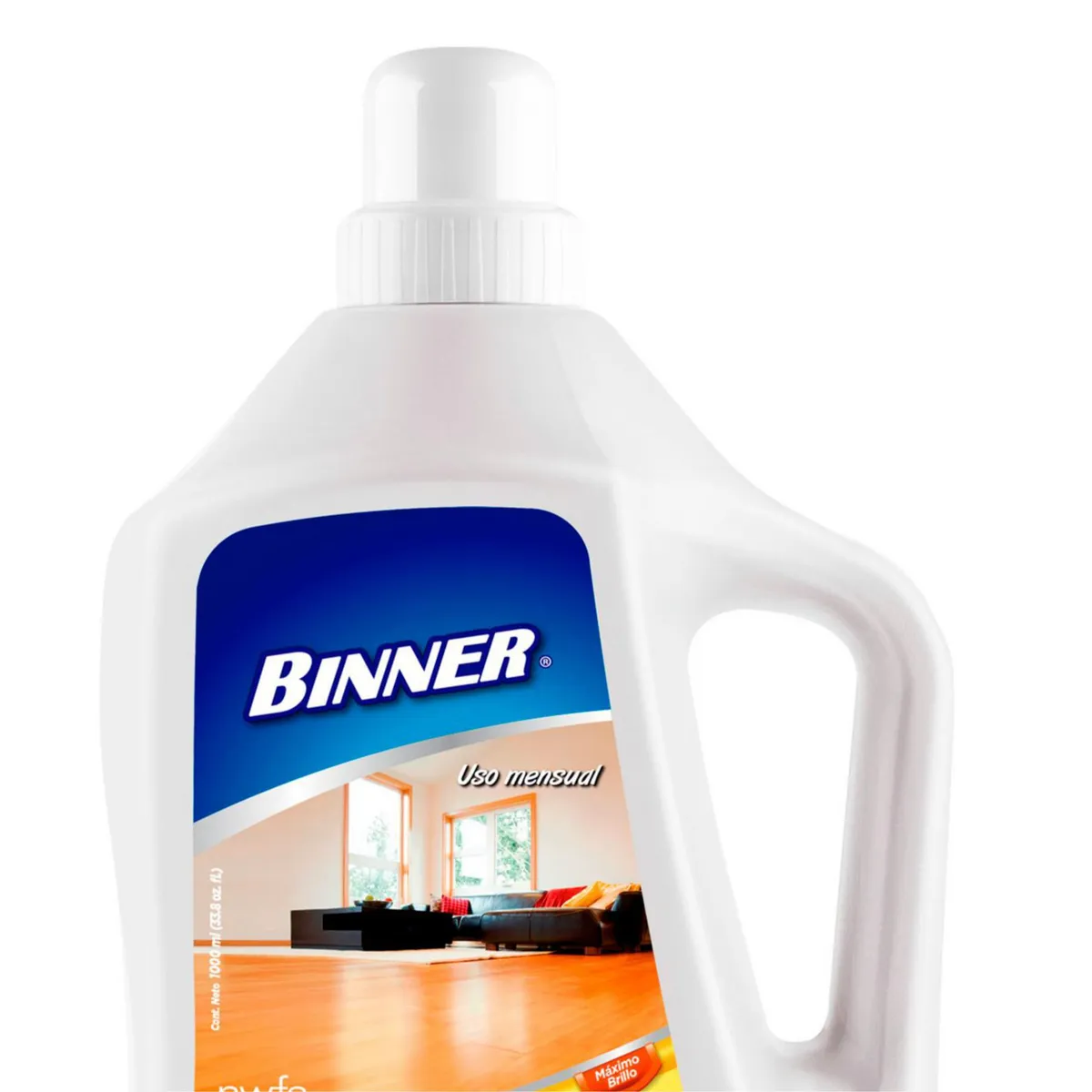 BINNER - Protector Brillador de Pisos de Madera + Laminados 1L