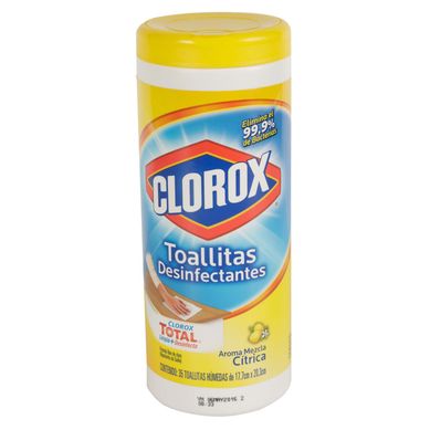 Toallitas Hmedas Desinfectantes Aroma Ctrico 35 unid.