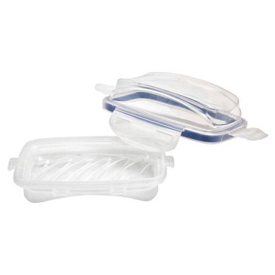 Jabonera Hermtica con Tapa Transparente Basa