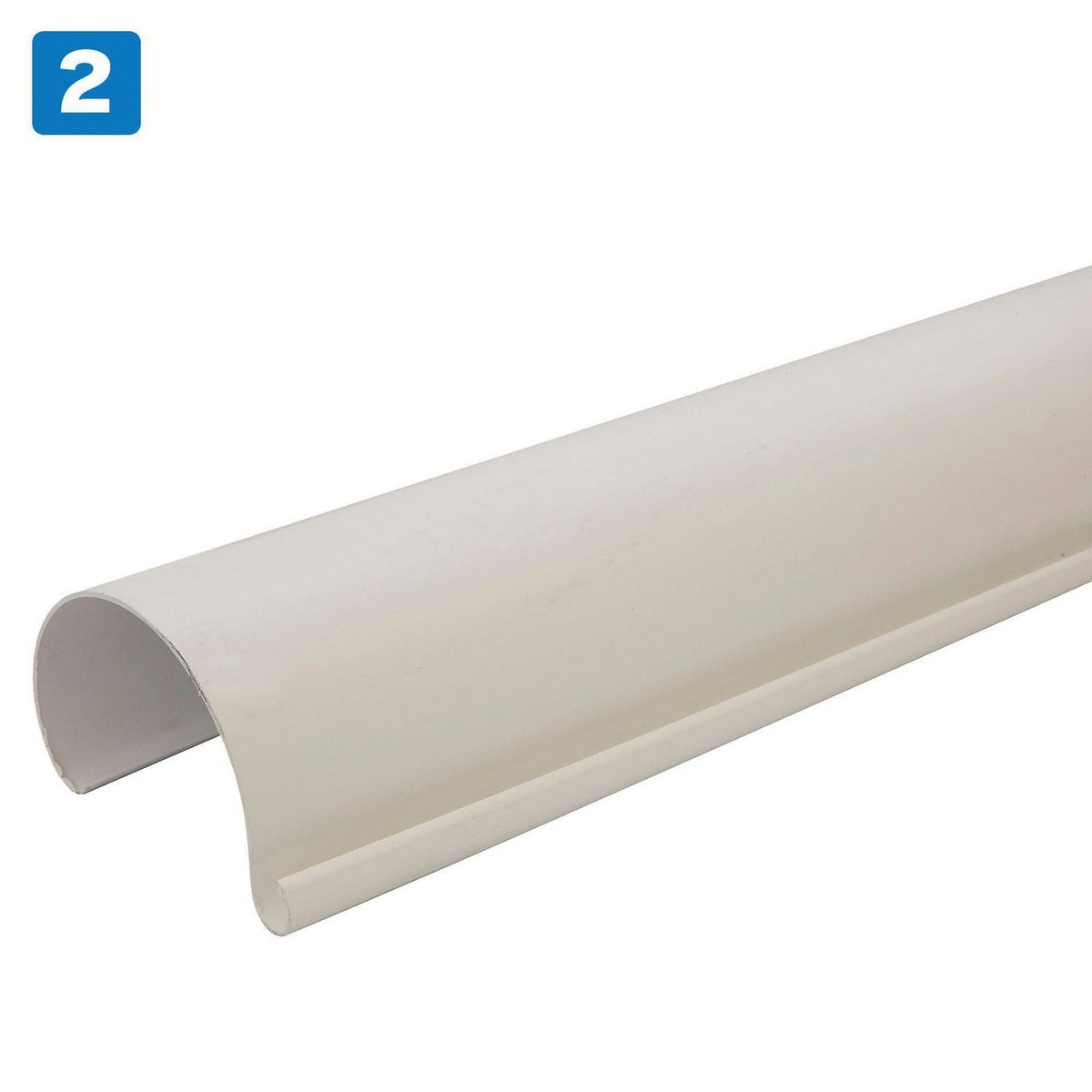 TIGRE - Canaleta para lluvia DN 125 x 3 m